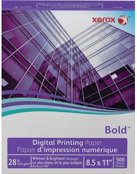 Xerox Paper, Bold, digital printing, Executive Office Solutions