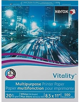 Xerox Paper, multipurpose, Vitality, Executive Office Solutions